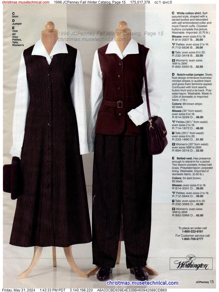 1996 JCPenney Fall Winter Catalog, Page 15