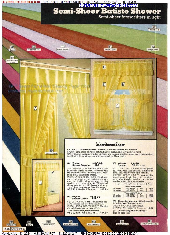 1977 Sears Fall Winter Catalog, Page 1556