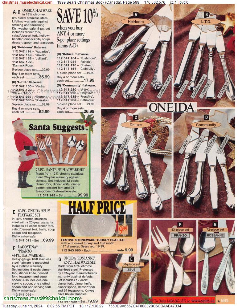 1999 Sears Christmas Book (Canada), Page 599