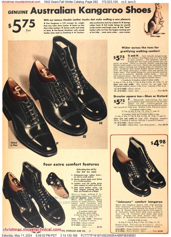 1942 Sears Fall Winter Catalog, Page 282