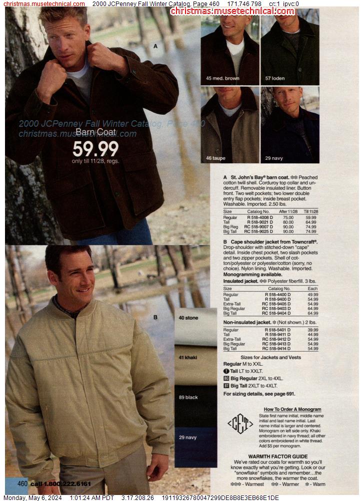 2000 JCPenney Fall Winter Catalog, Page 460