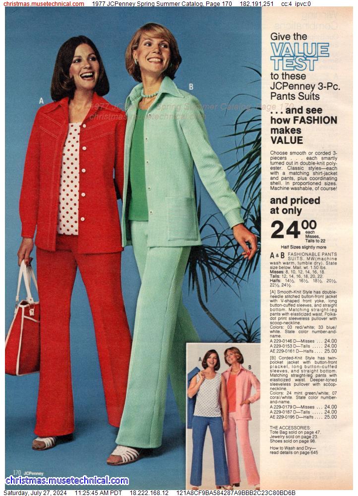 1977 JCPenney Spring Summer Catalog, Page 170