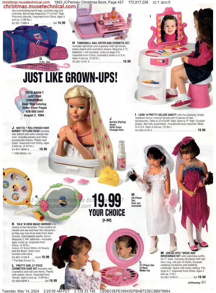 1993 JCPenney Christmas Book, Page 457