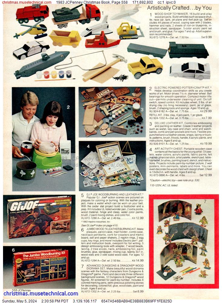 1983 JCPenney Christmas Book, Page 558