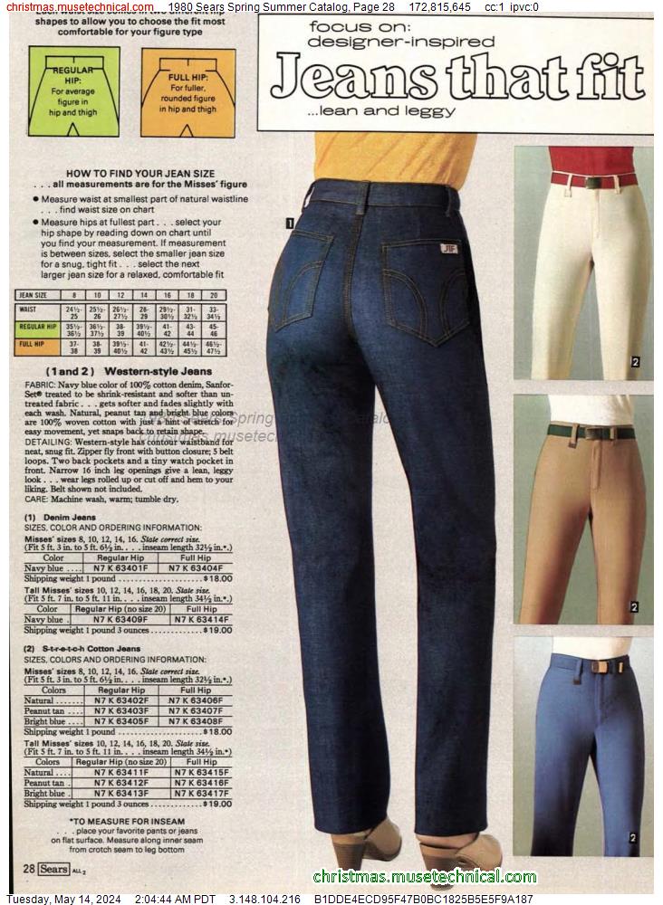 1980 Sears Spring Summer Catalog, Page 28
