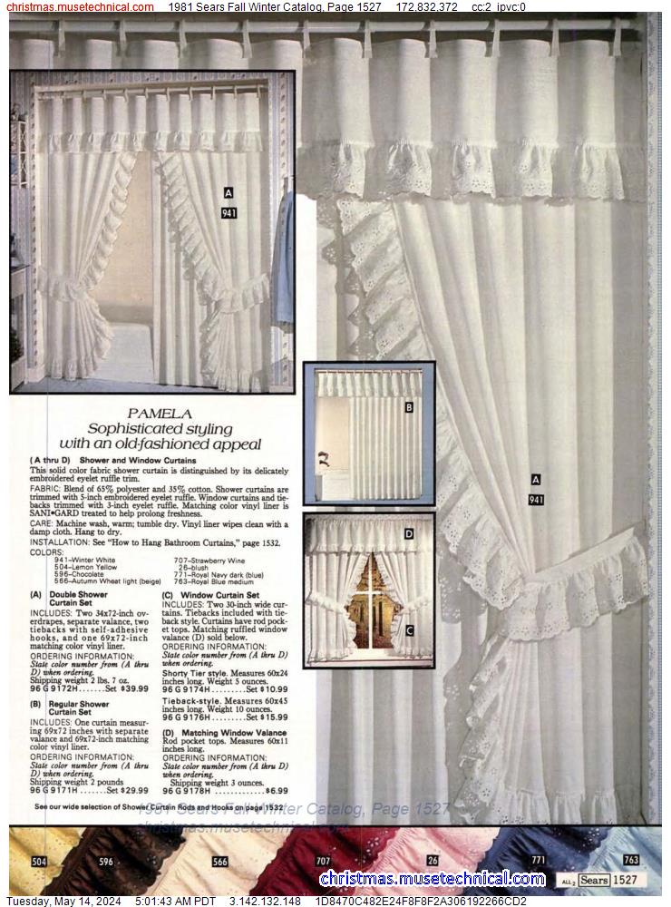 1981 Sears Fall Winter Catalog, Page 1527