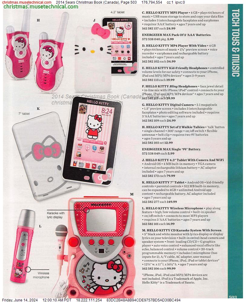 2014 Sears Christmas Book (Canada), Page 503
