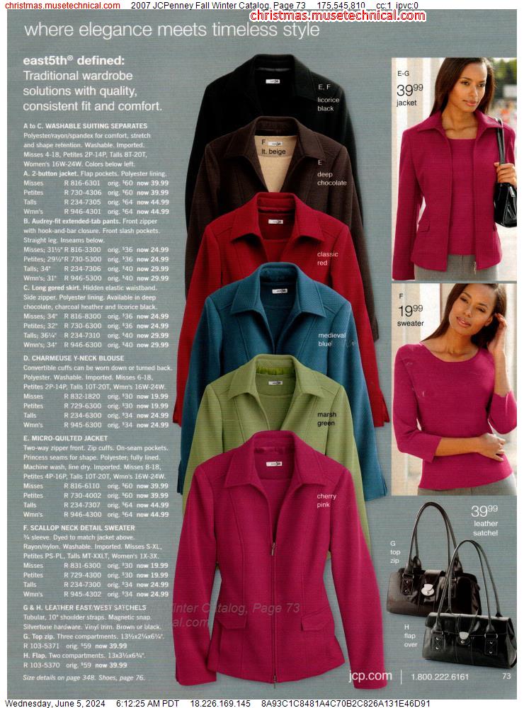 2007 JCPenney Fall Winter Catalog, Page 73