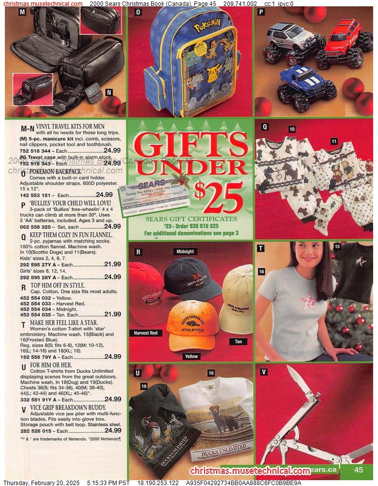 2000 Sears Christmas Book (Canada), Page 45