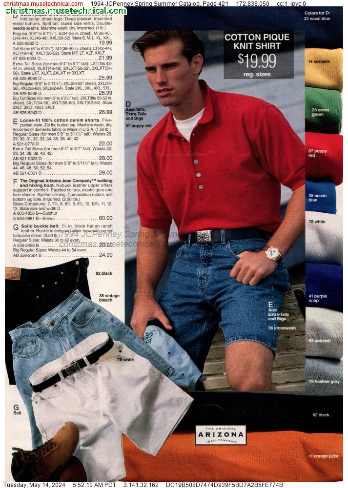 1994 JCPenney Spring Summer Catalog, Page 421