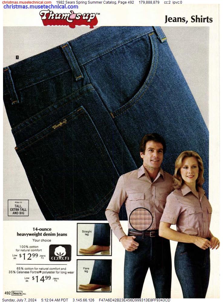 1982 Sears Spring Summer Catalog, Page 492