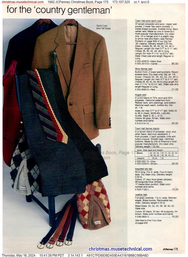 1982 JCPenney Christmas Book, Page 175