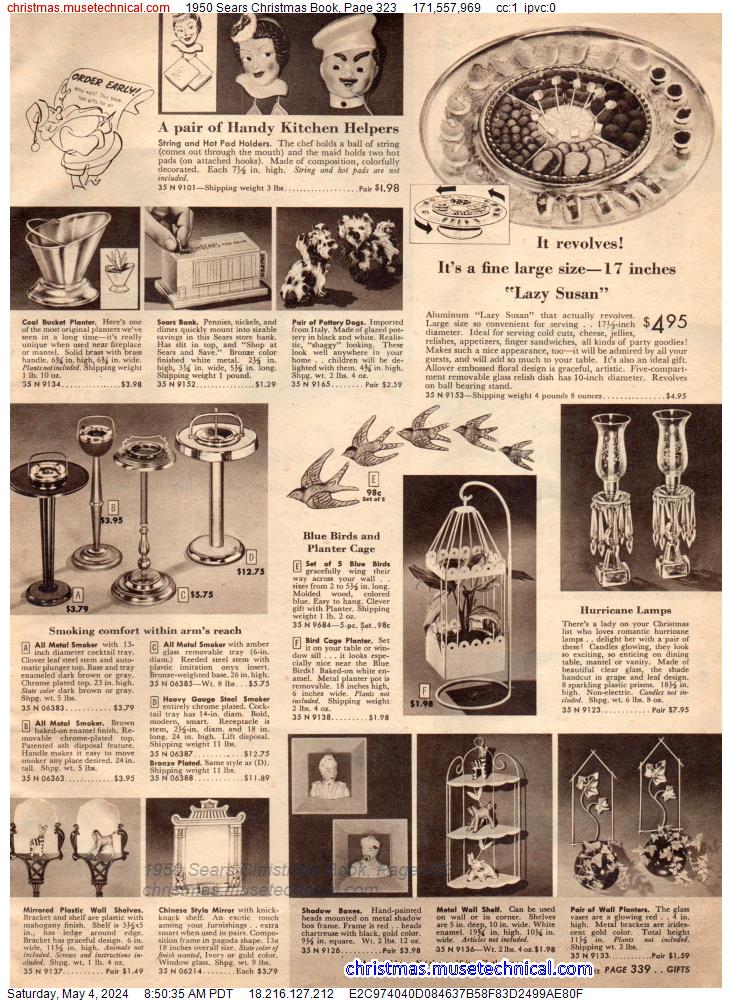 1950 Sears Christmas Book, Page 323