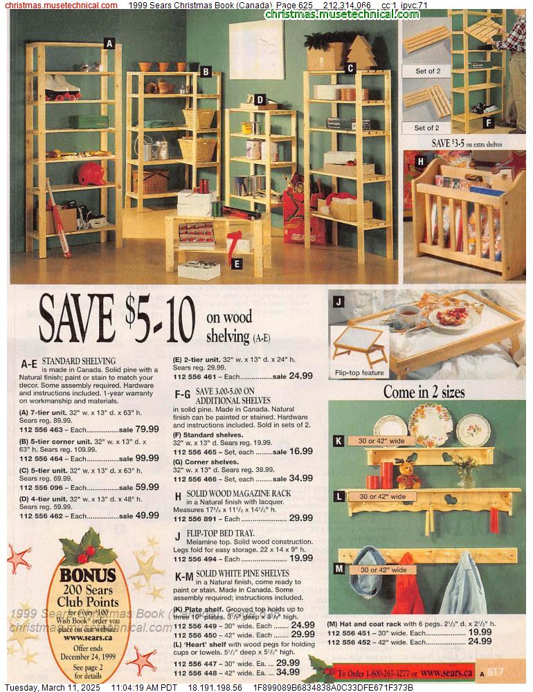 1999 Sears Christmas Book (Canada), Page 625