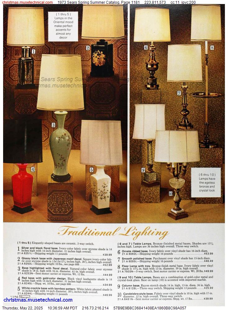 1973 Sears Spring Summer Catalog, Page 1181