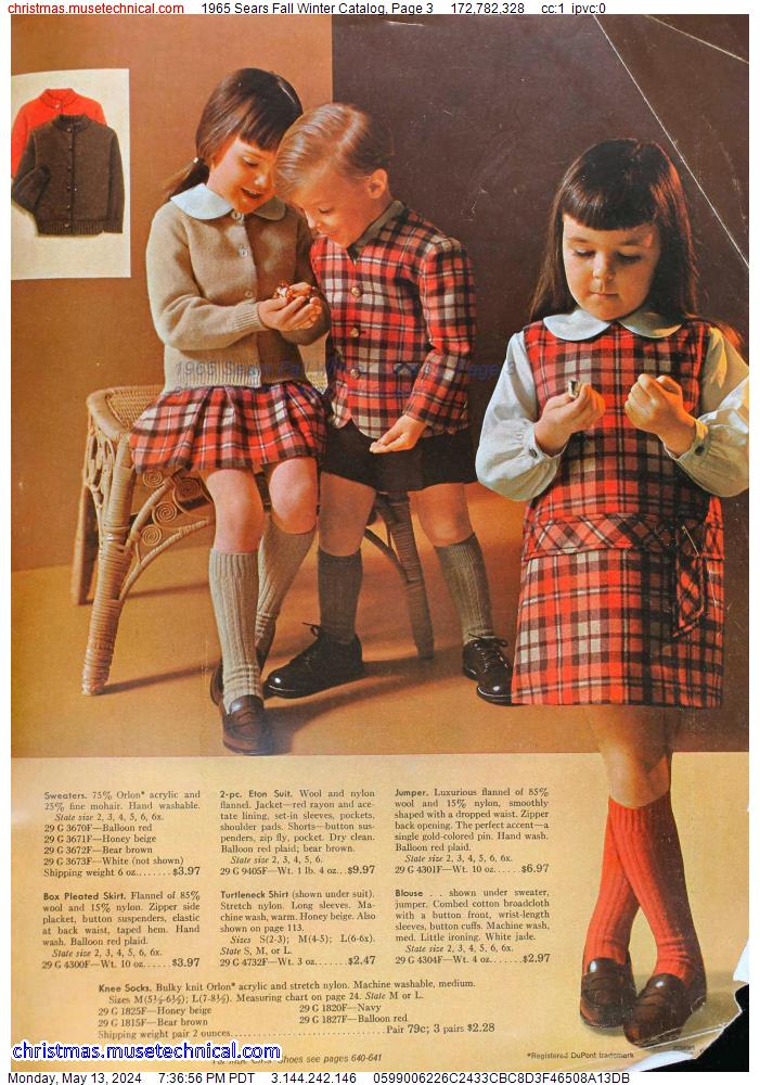 1965 Sears Fall Winter Catalog, Page 3