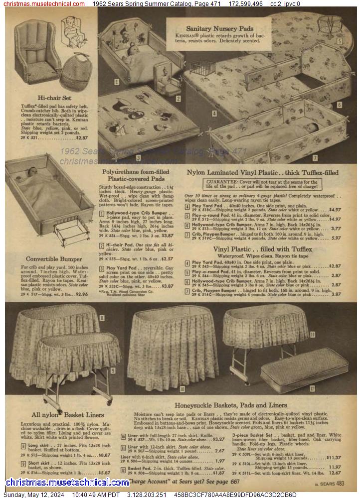 1962 Sears Spring Summer Catalog, Page 471