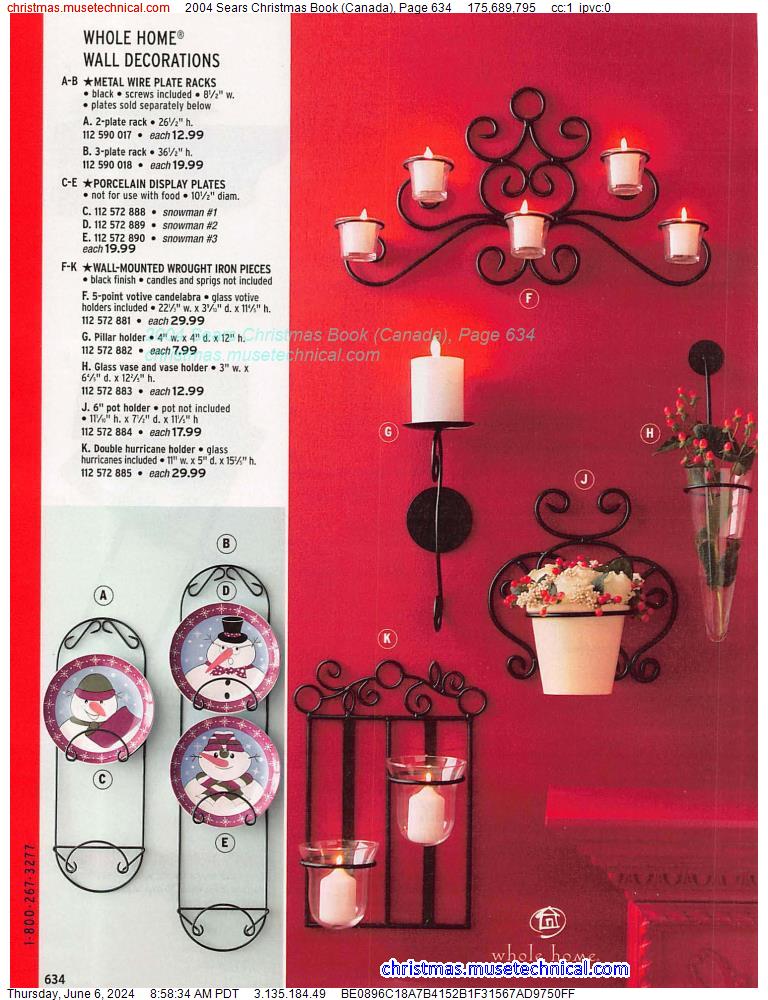 2004 Sears Christmas Book (Canada), Page 634