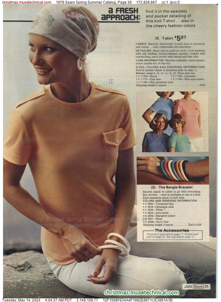 1976 Sears Spring Summer Catalog, Page 39