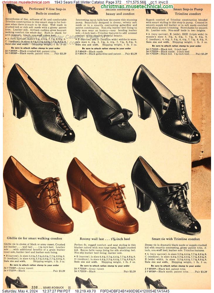 1943 Sears Fall Winter Catalog, Page 372