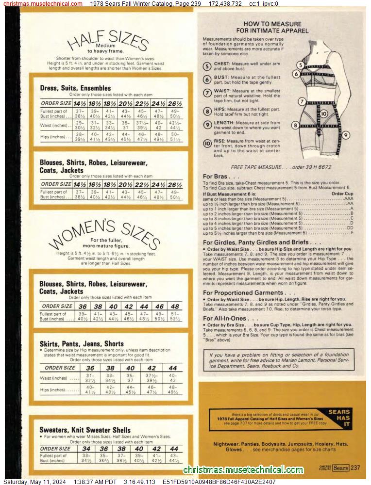 1978 Sears Fall Winter Catalog, Page 239