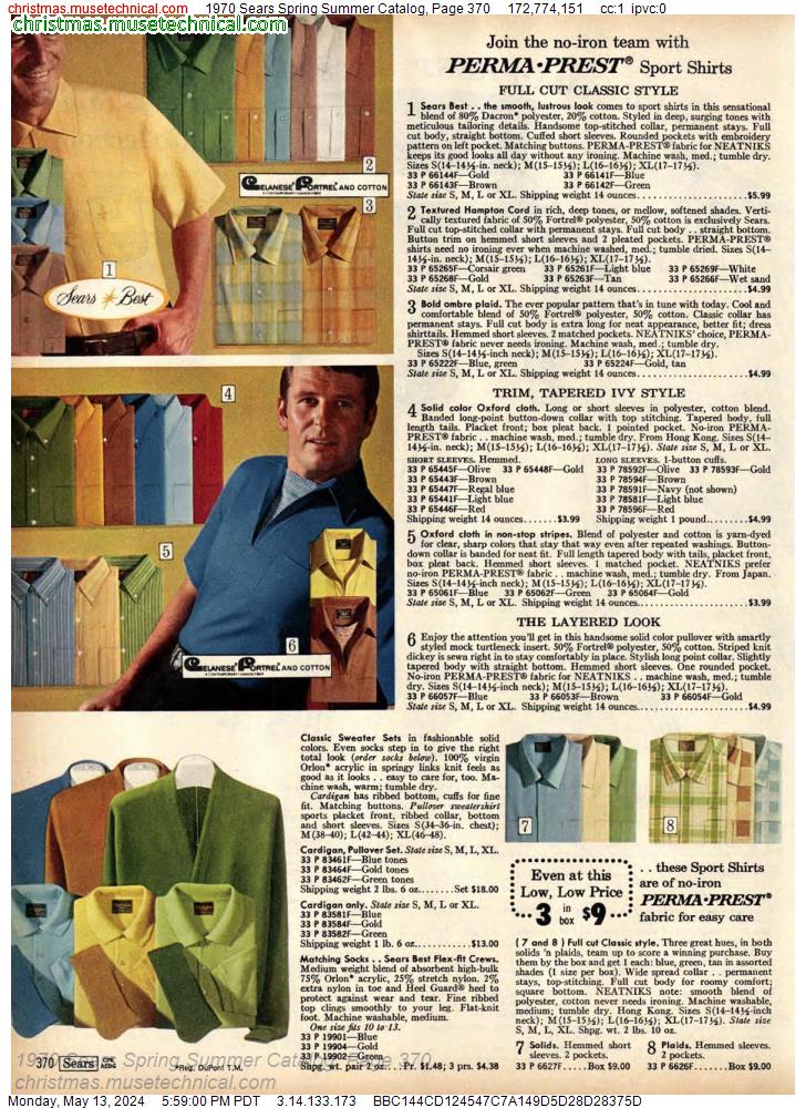1970 Sears Spring Summer Catalog, Page 370