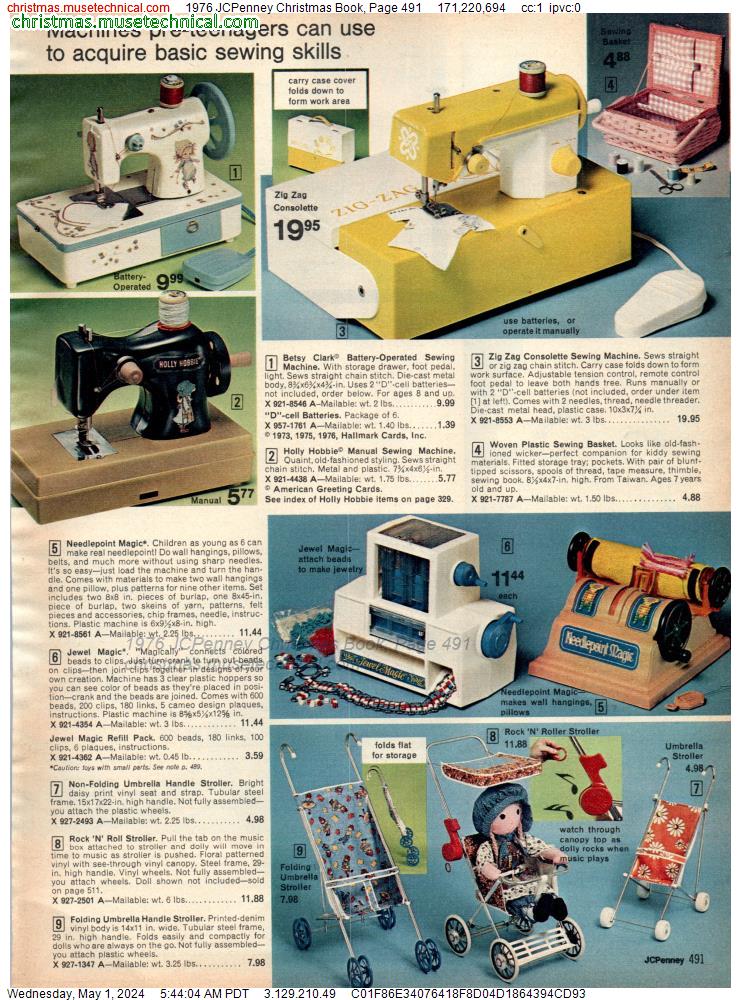 1976 JCPenney Christmas Book, Page 491