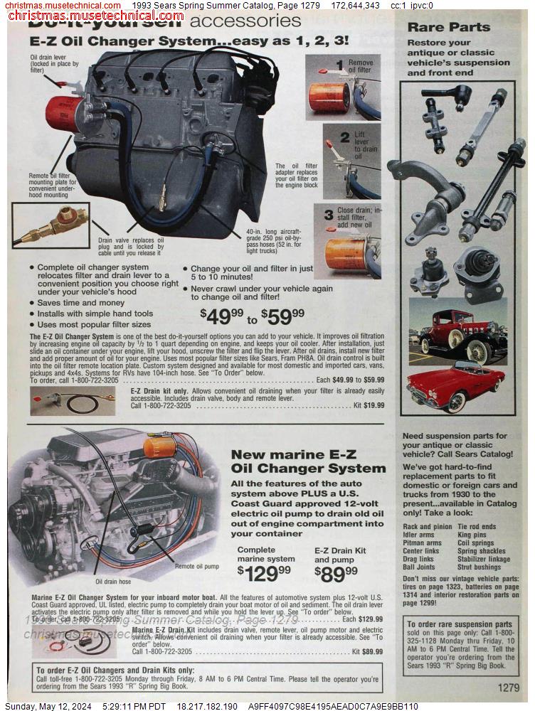 1993 Sears Spring Summer Catalog, Page 1279