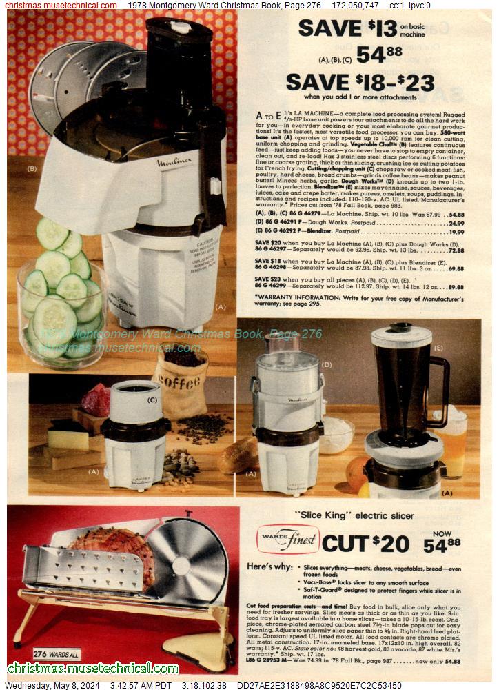 1978 Montgomery Ward Christmas Book, Page 276