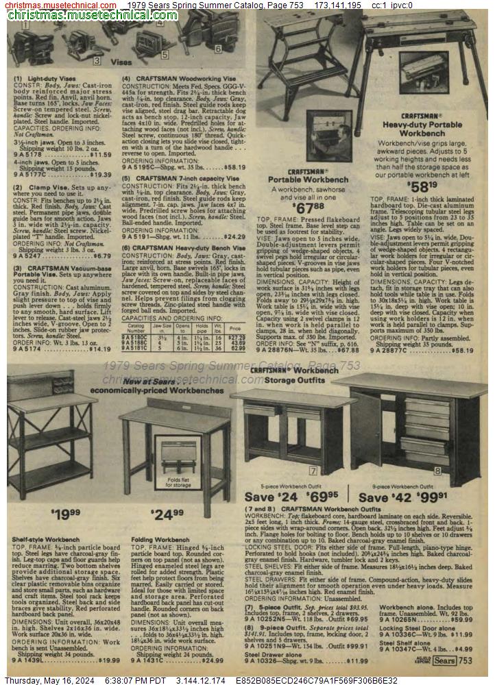 1979 Sears Spring Summer Catalog, Page 753