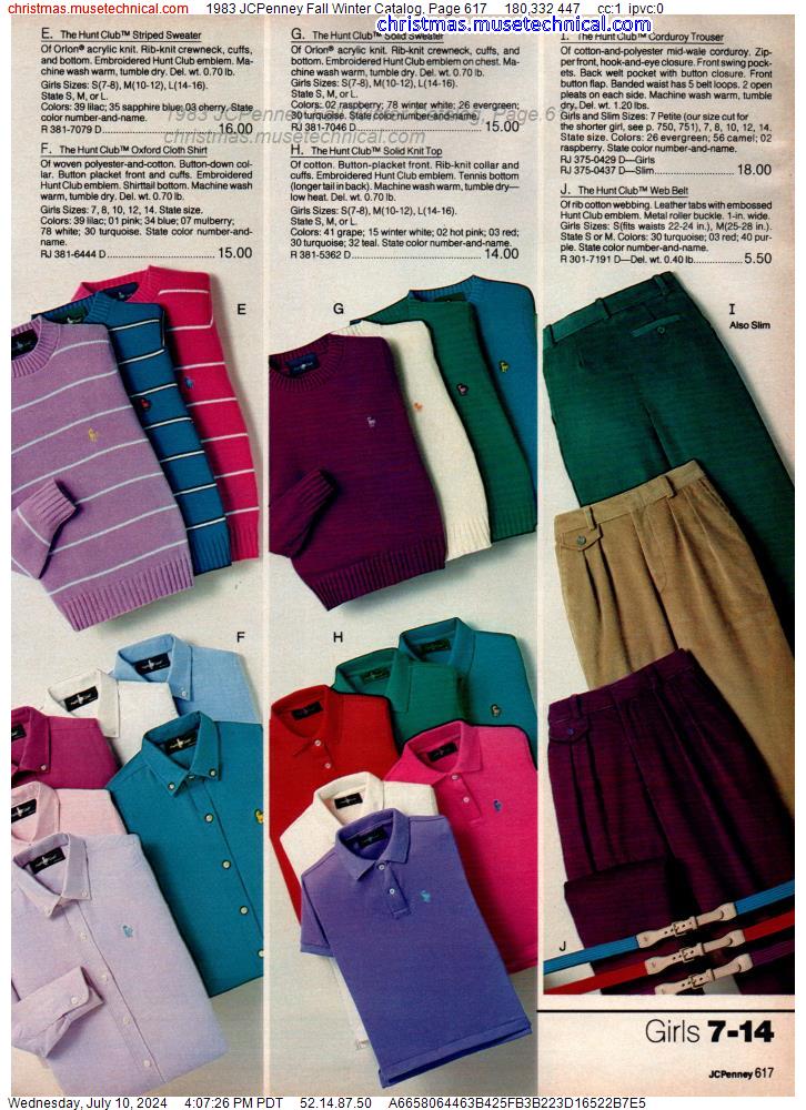 1983 JCPenney Fall Winter Catalog, Page 617