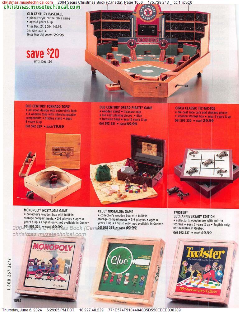 2004 Sears Christmas Book (Canada), Page 1056