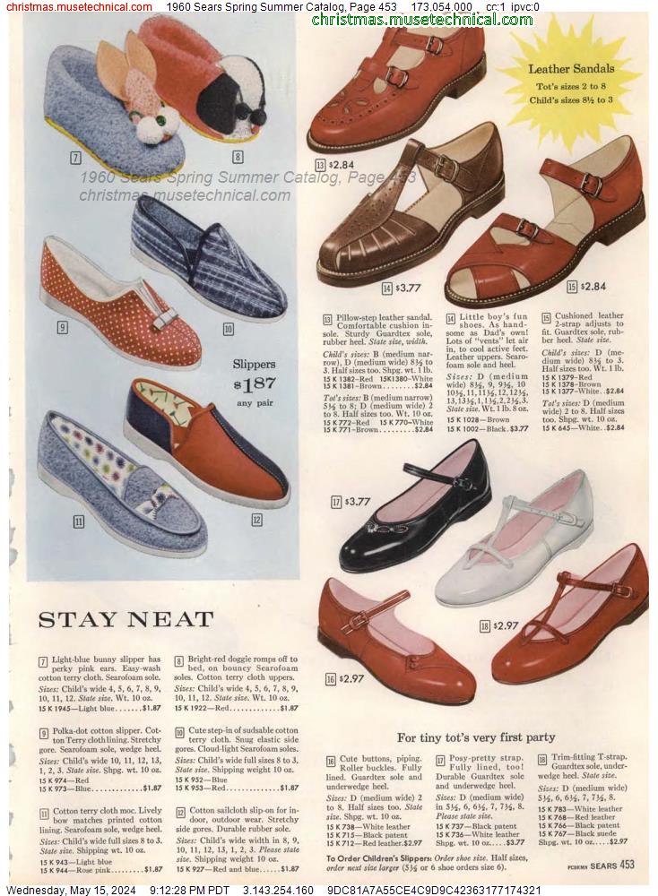 1960 Sears Spring Summer Catalog, Page 453