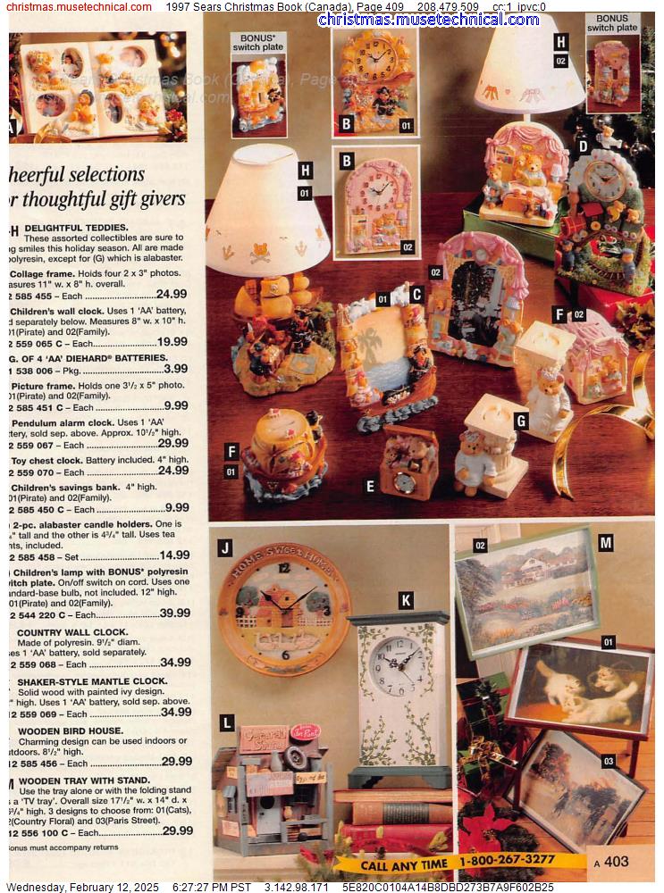 1997 Sears Christmas Book (Canada), Page 409