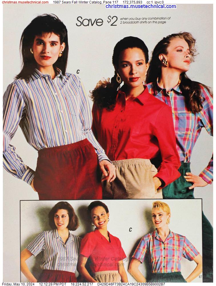 1987 Sears Fall Winter Catalog, Page 117