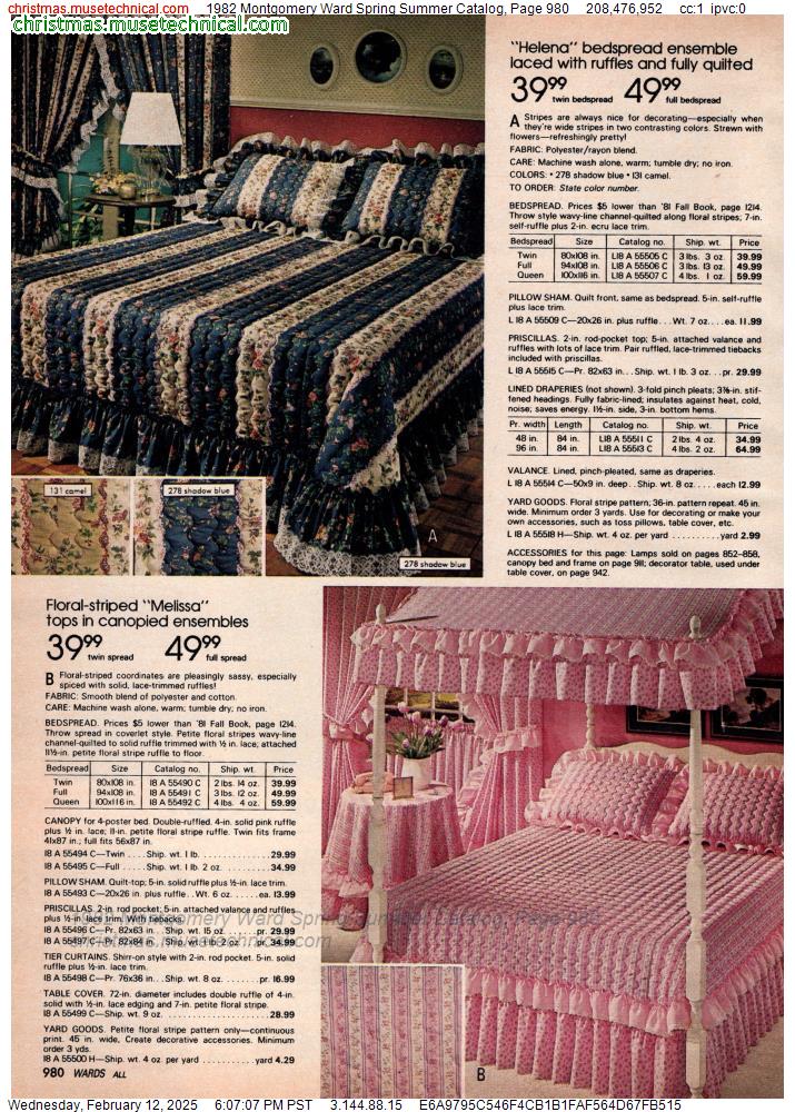 1982 Montgomery Ward Spring Summer Catalog, Page 980