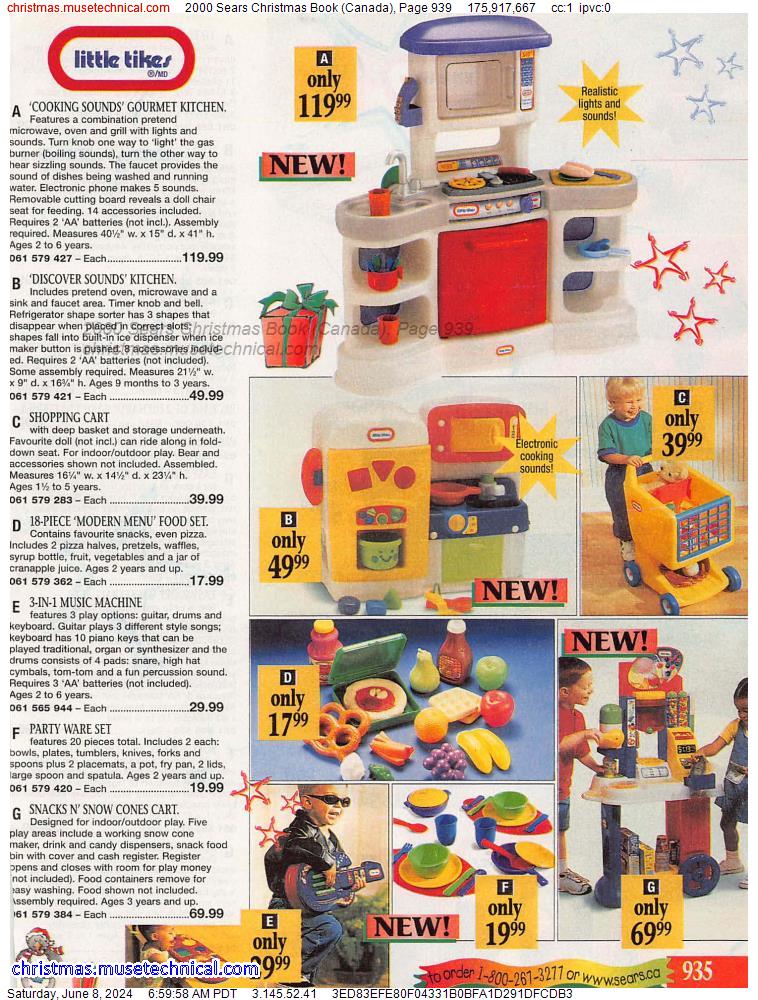 2000 Sears Christmas Book (Canada), Page 939
