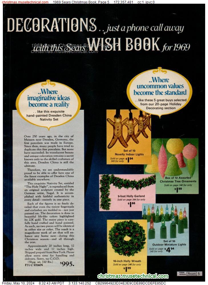 1969 Sears Christmas Book, Page 5