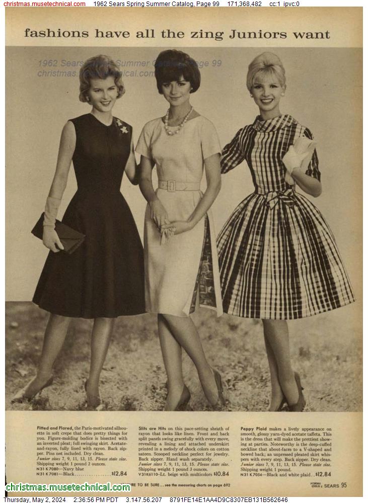 1962 Sears Spring Summer Catalog, Page 99