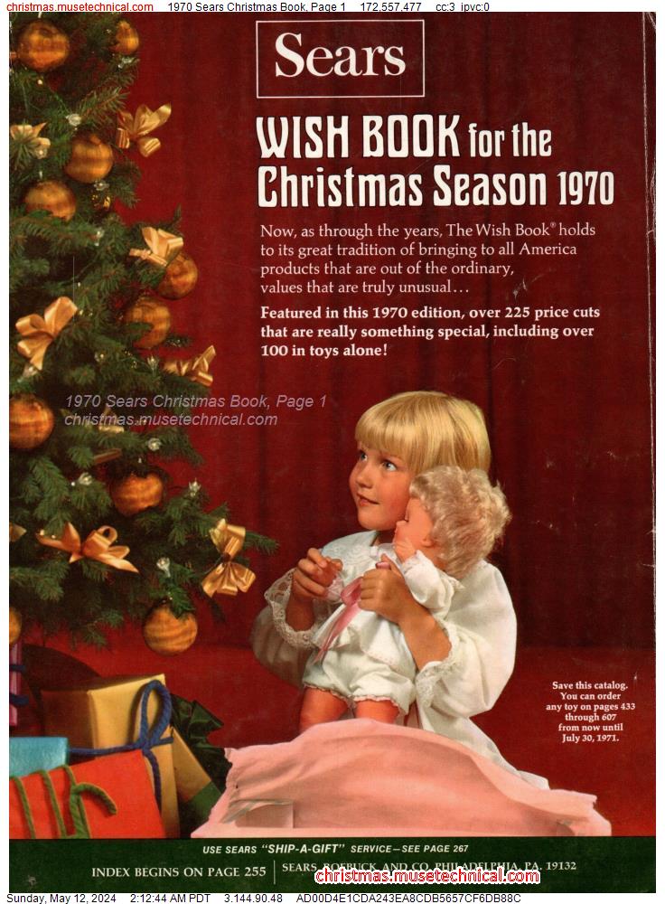 1970 Sears Christmas Book, Page 1