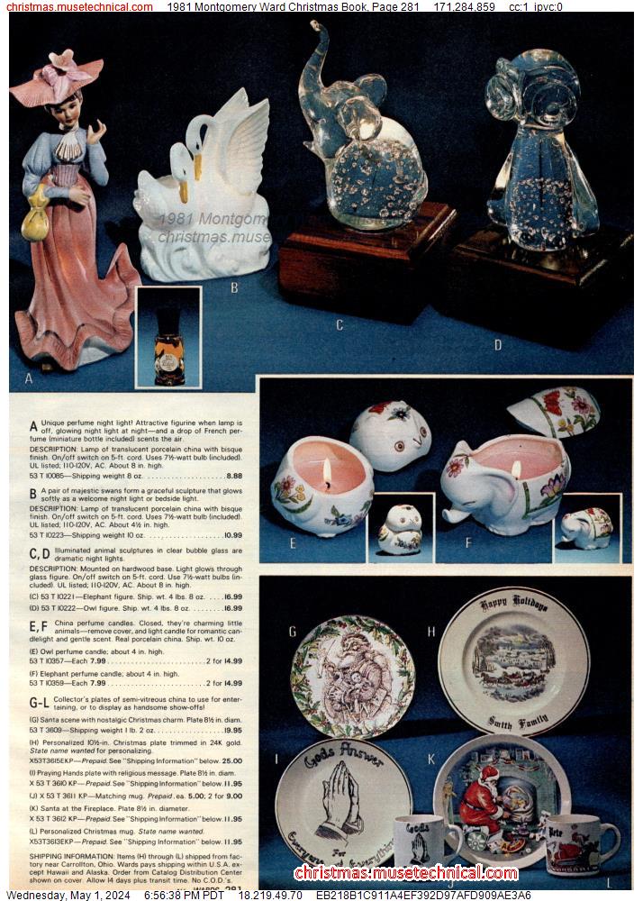 1981 Montgomery Ward Christmas Book, Page 281