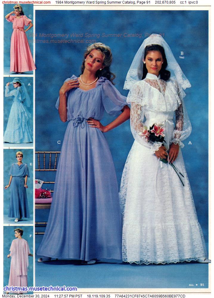 1984 Montgomery Ward Spring Summer Catalog, Page 91