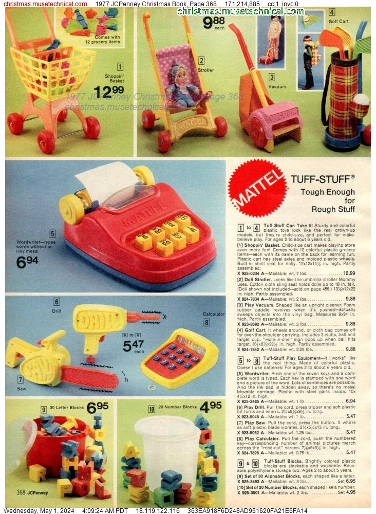 1977 JCPenney Christmas Book, Page 368