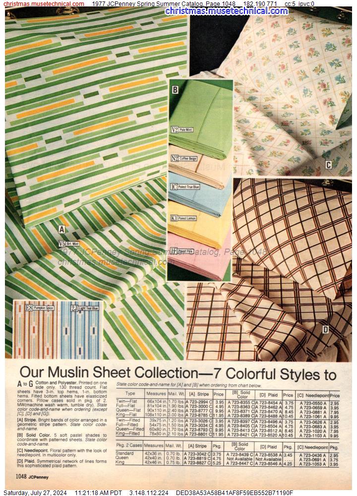1977 JCPenney Spring Summer Catalog, Page 1048