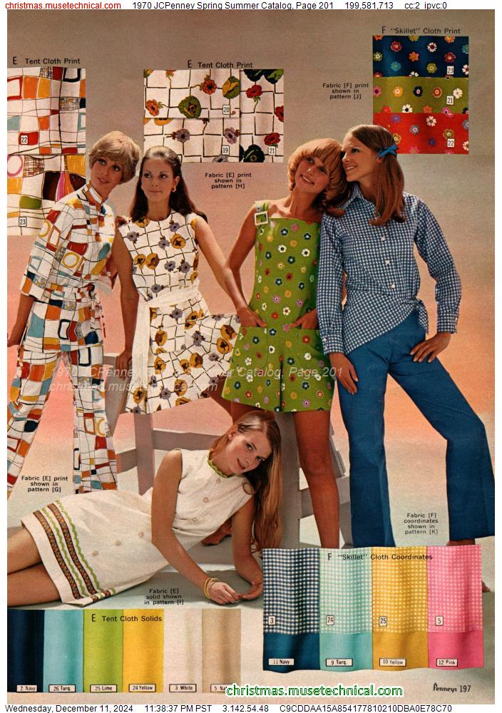 1970 JCPenney Spring Summer Catalog, Page 201