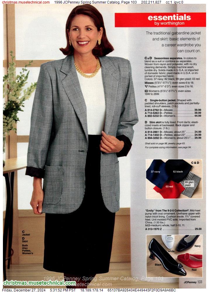 1996 JCPenney Spring Summer Catalog, Page 103