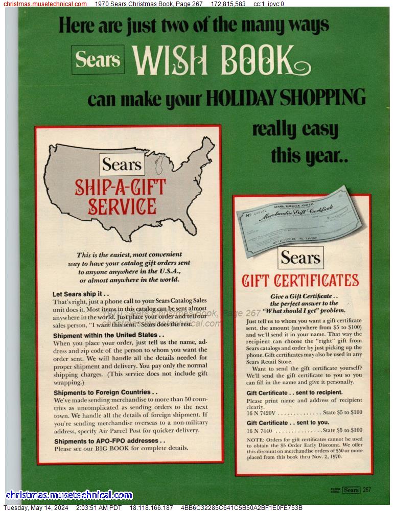1970 Sears Christmas Book, Page 267