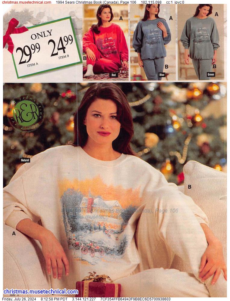 1994 Sears Christmas Book (Canada), Page 106