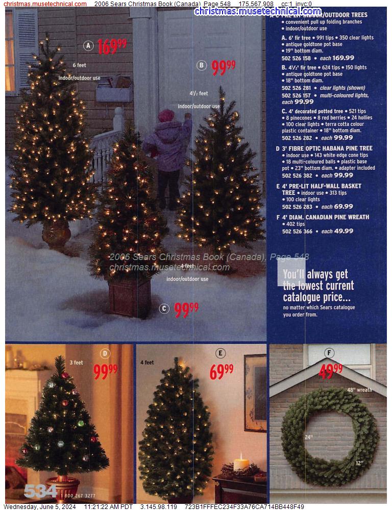 2006 Sears Christmas Book (Canada), Page 548