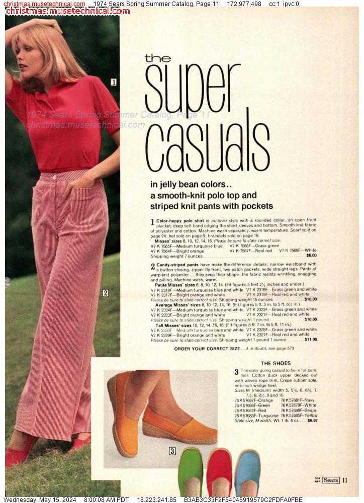 1974 Sears Spring Summer Catalog, Page 11